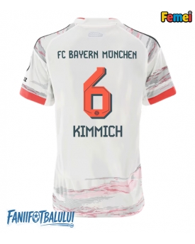 Bayern Munich Joshua Kimmich #6 Tricou Fotbal Replică 2025-26 Femei Deplasare